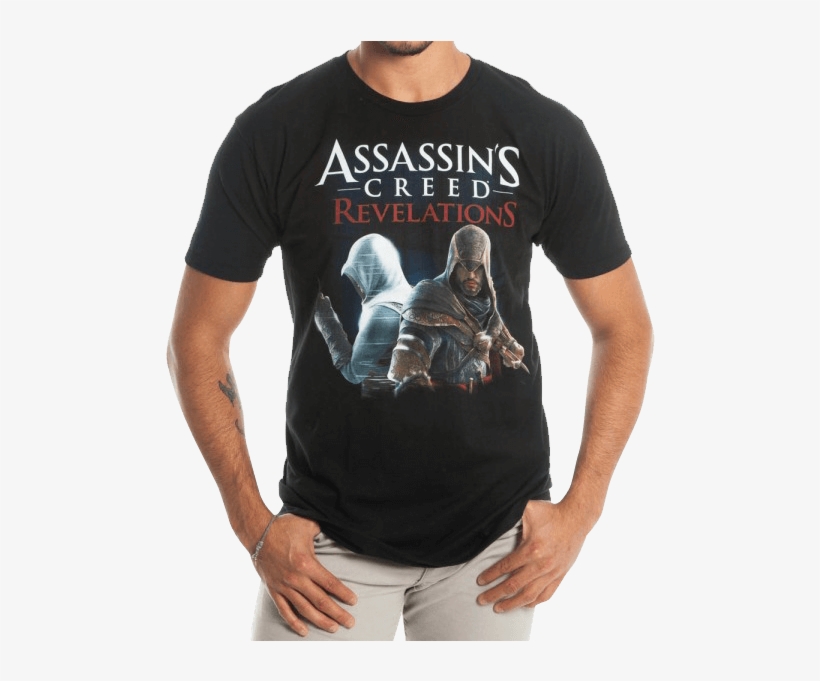 Black Assassin's Creed Revelations T-shirt - Assassin's Creed Revelations T Shirt, transparent png #6228961