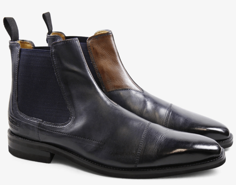 Ankle Boots Freddy 5 Remo Navy Tan Elastic Navy Navy - Clarks Blackford Top Noire, transparent png #6230059