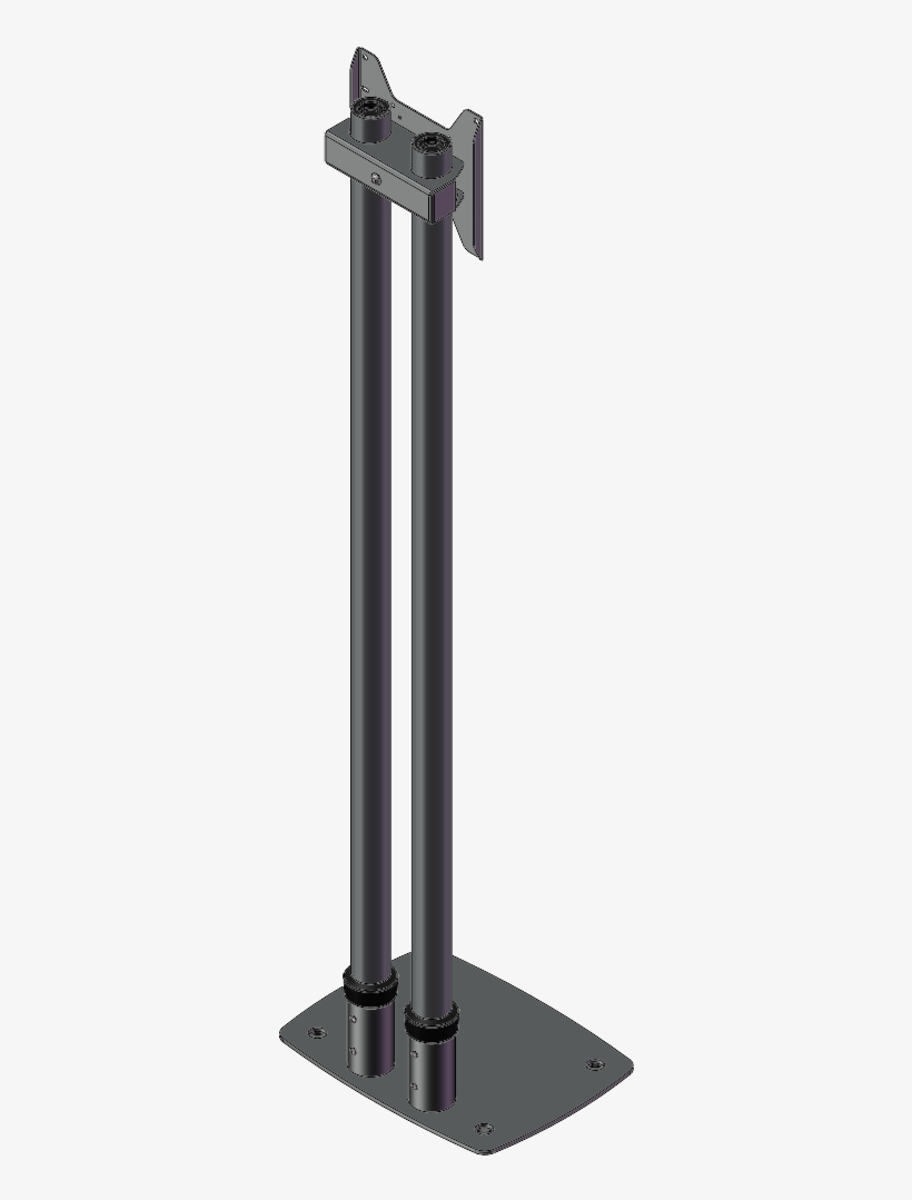 Bolt Down Display Stand Up To 40" - Computer Monitor, transparent png #6230340