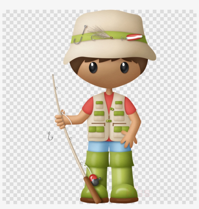 Pescaria Cute Png Clipart Fishing Fisherman Clip Art - Menina Pescando Png, transparent png #6230389
