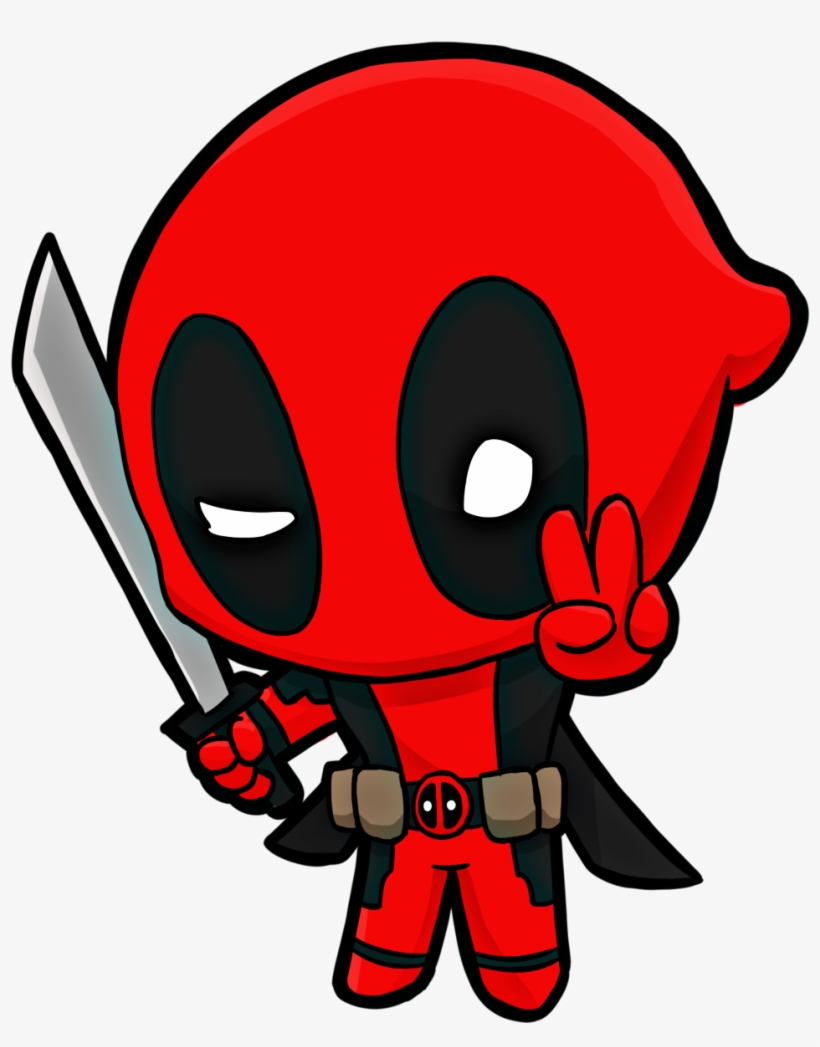  Deadpool  Clipart Animated Deadpool  Chibi  Png Free 