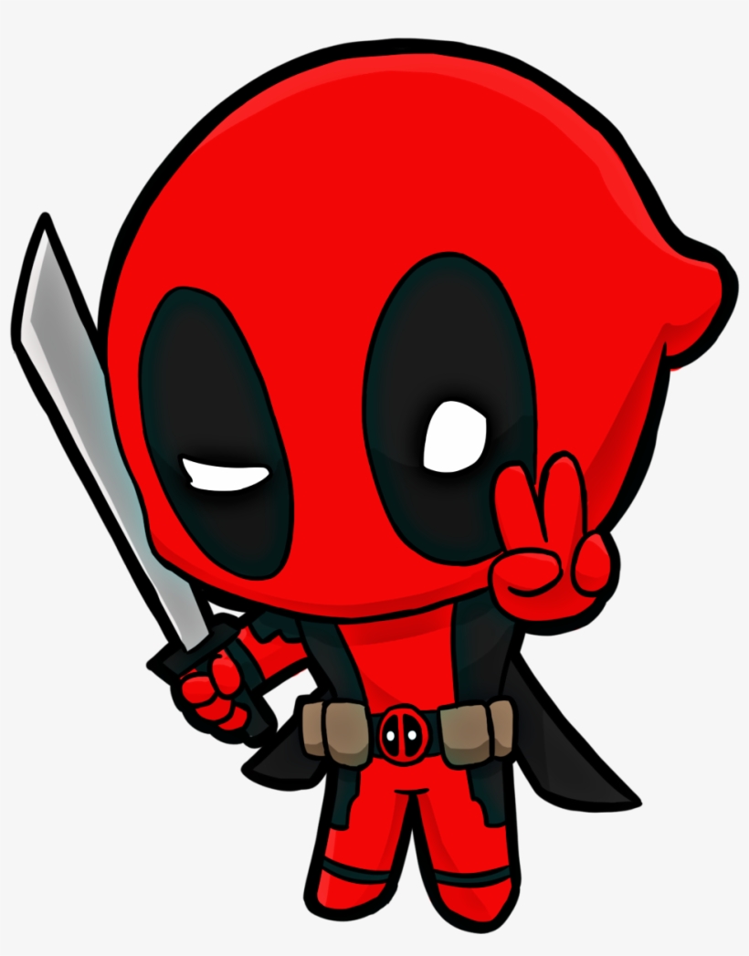 Deadpool Clipart Animated - Deadpool Chibi Png, transparent png #6231187