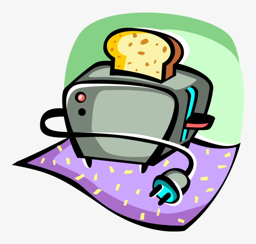 Vector Illustration Of Small Electric Kitchen Appliance - Vector Graphics, transparent png #6231351