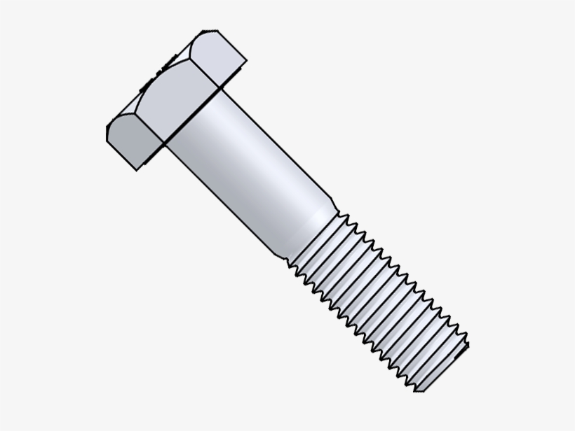 Hex Bolt, Zinc Plated - Bolt, transparent png #6231399