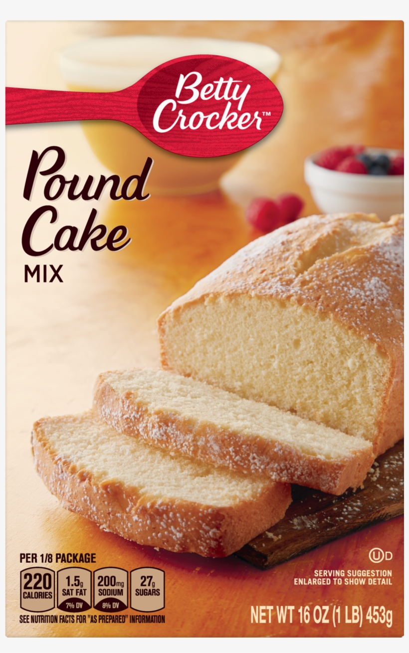 Betty Crocker Pound Cake Mix, transparent png #6231528