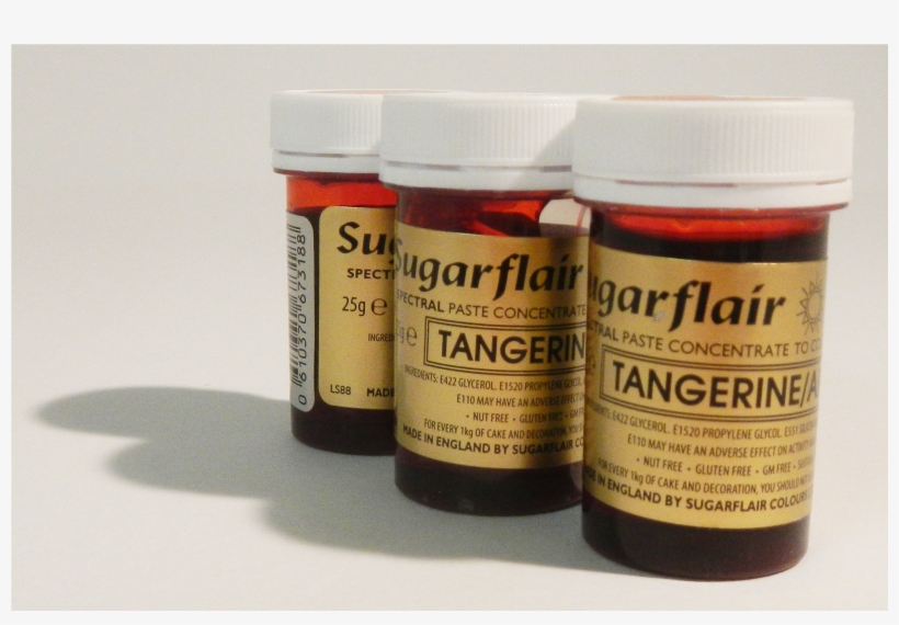 Sugarflair Sugar Paste Tangerine / Apricot - Sugarflair Egg Yellow Cream - Spectral Paste Concentrate, transparent png #6232671