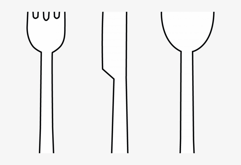 Fork Clipart Grey - Spoon, transparent png #6232803