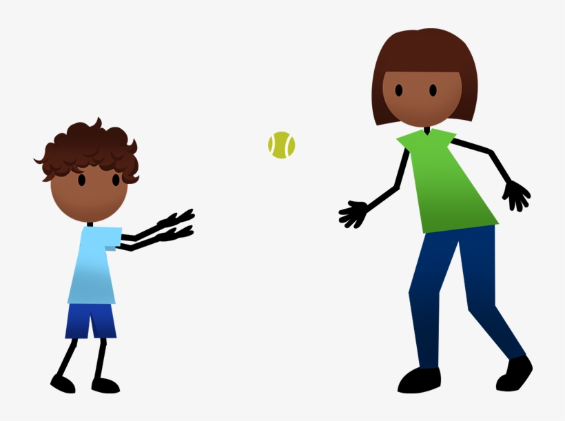 Png Royalty Free Stock Bounce Clipart Ball Rolling - Throwing And Catching A Ball, transparent png #6233314