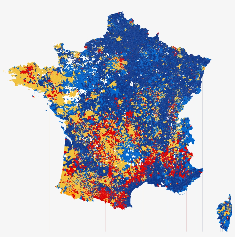 Bienvenue En France 1 3rd Edition Answers - 2017 French Election Map, transparent png #6233501