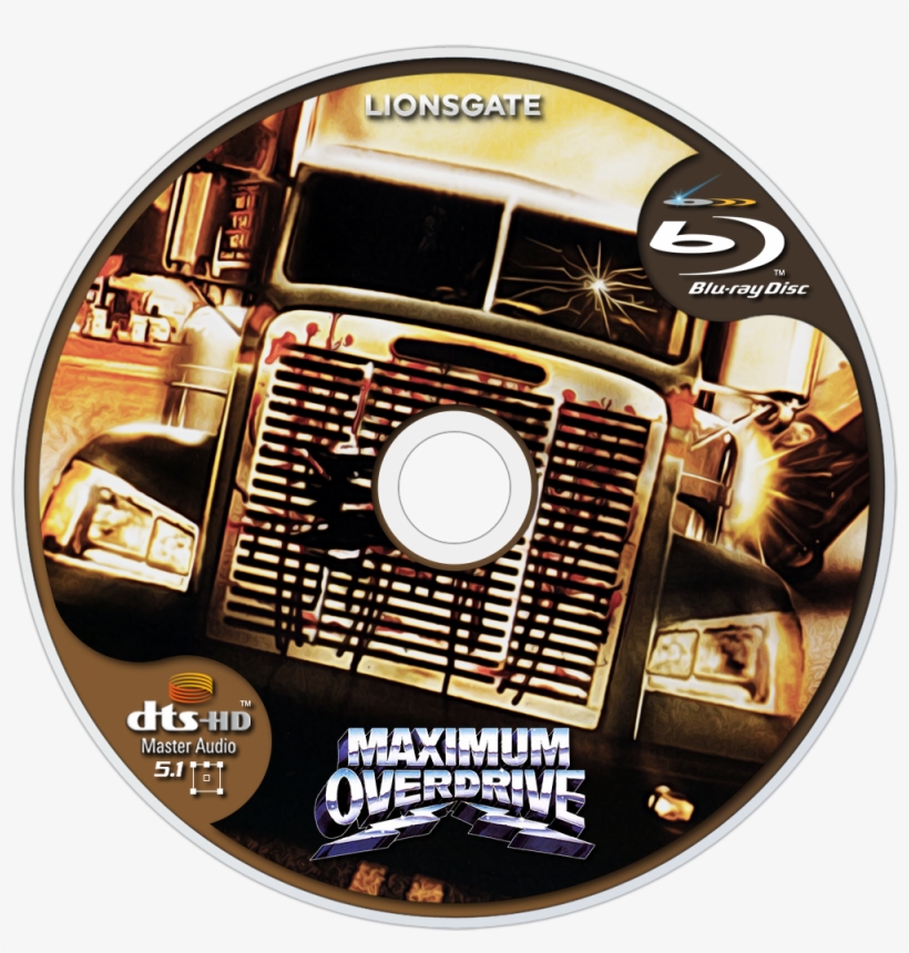 Maximum Overdrive Bluray Disc Image - Maximum Overdrive Dvd, transparent png #6234115