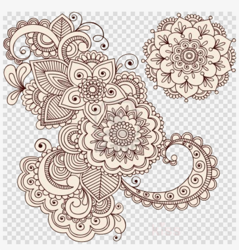 Paisley Flower Pattern Clipart Paisley Pattern - Decorative Drawing Shower Curtain, transparent png #6234657