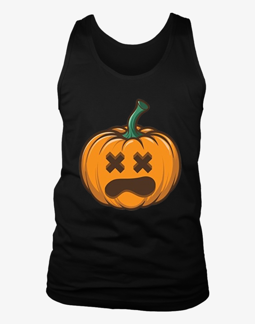 Pumpkin Emoji Halloween Costume T-shirt - Pumpkin Emoji Halloween Costume T-shirt Basic Tees, transparent png #6235102