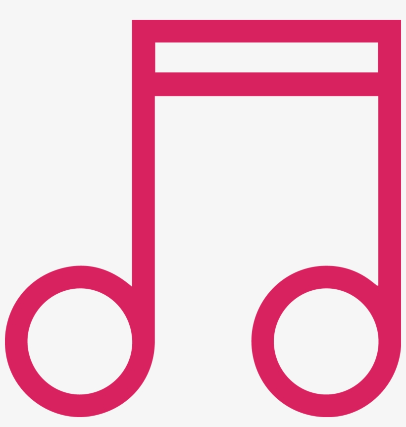 Más De 300 Estudiantes En 8 Años - Notas Musicales Png Color Coral, transparent png #6235105