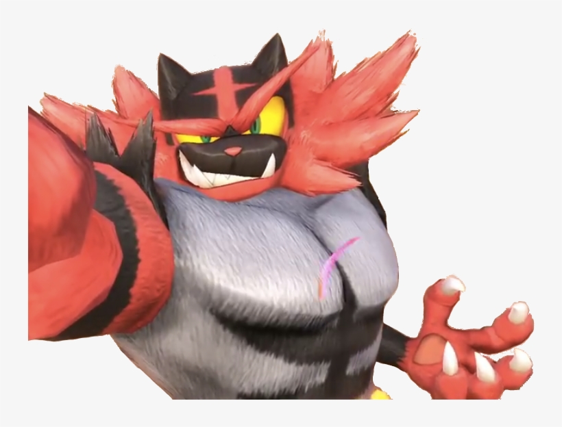 583kib, 772x562, Incineroar Template - Incineroar Victory Pose Meme, transparent png #6235325