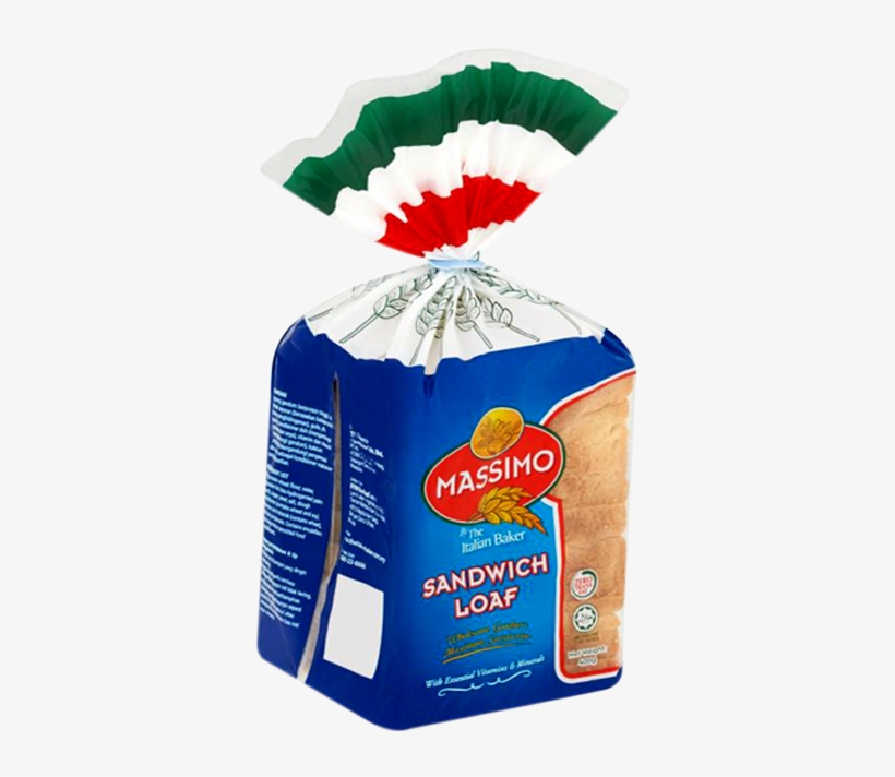 Massimo Bread Png - Massimo Sandwich 400g, transparent png #6235834