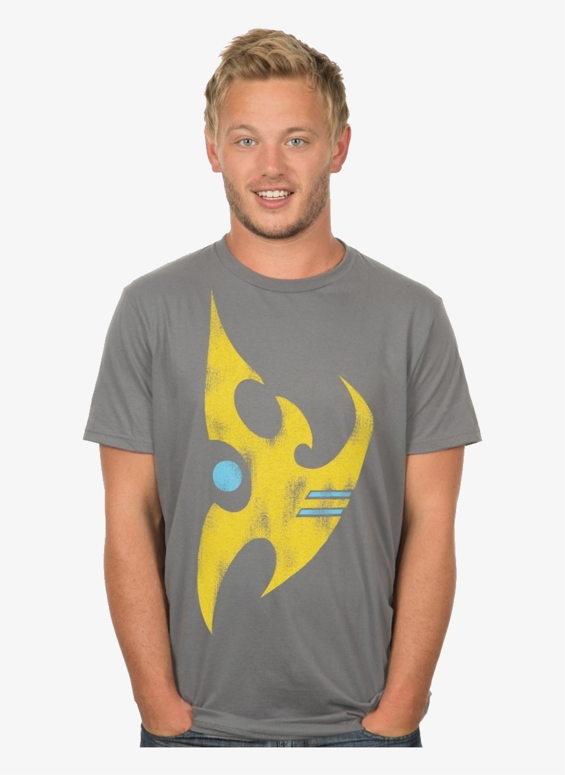 Starcraft Ii Protos Vintage Logo Premium T-shirt, transparent png #6235902