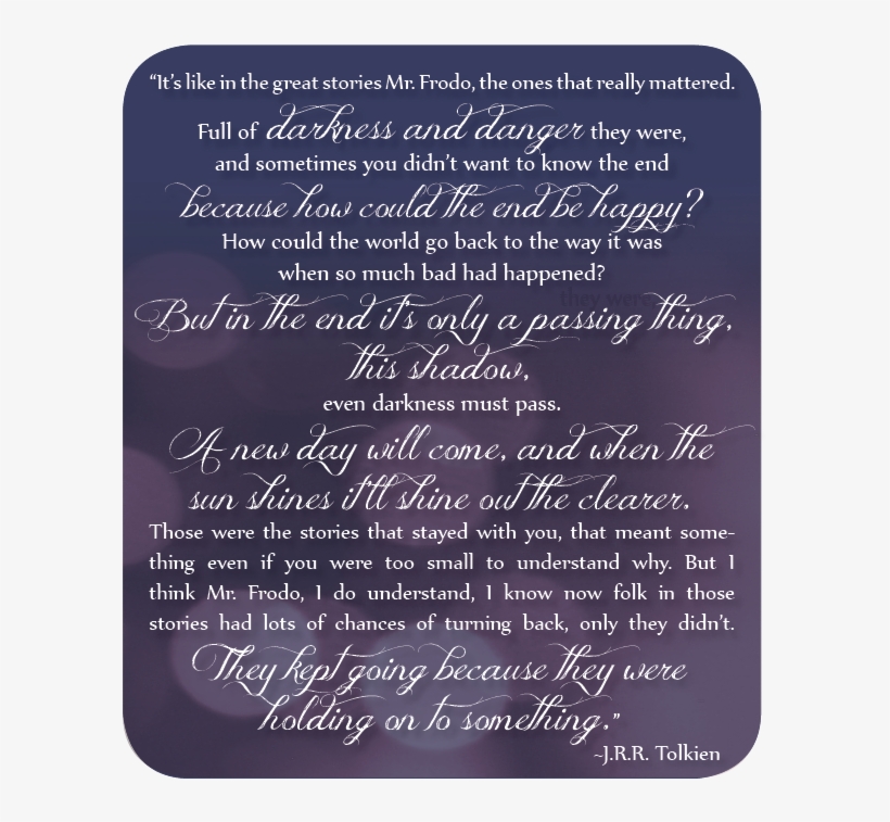 It's Like In The Great Stories, Mr - Lord Of The Rings Quotes Sam It's Like In The Great, transparent png #6236463