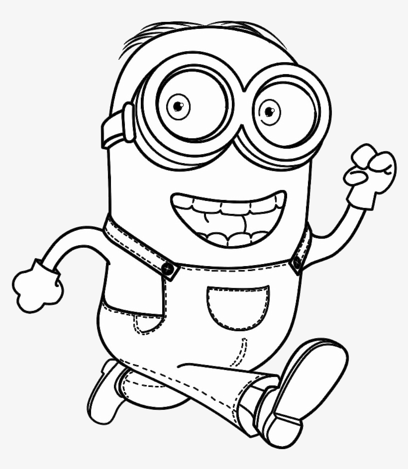 Visitar - Desenho Para Pintar Minions, transparent png #6237585