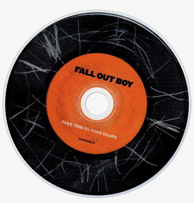 Fall Out Boy Take This To Your Grave Cd Disc Image - Fall Out Boy Take This To Your Grave Cd, transparent png #6237732