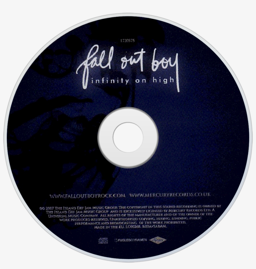 Fall Out Boy Infinity On High Cd Disc Image - Infinity On High Disc, transparent png #6238067