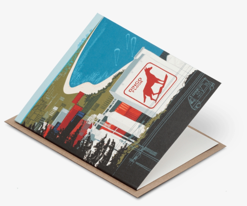 Dingo Flour Mill Fremantle Card - Dingo Flour Sign, transparent png #6238173