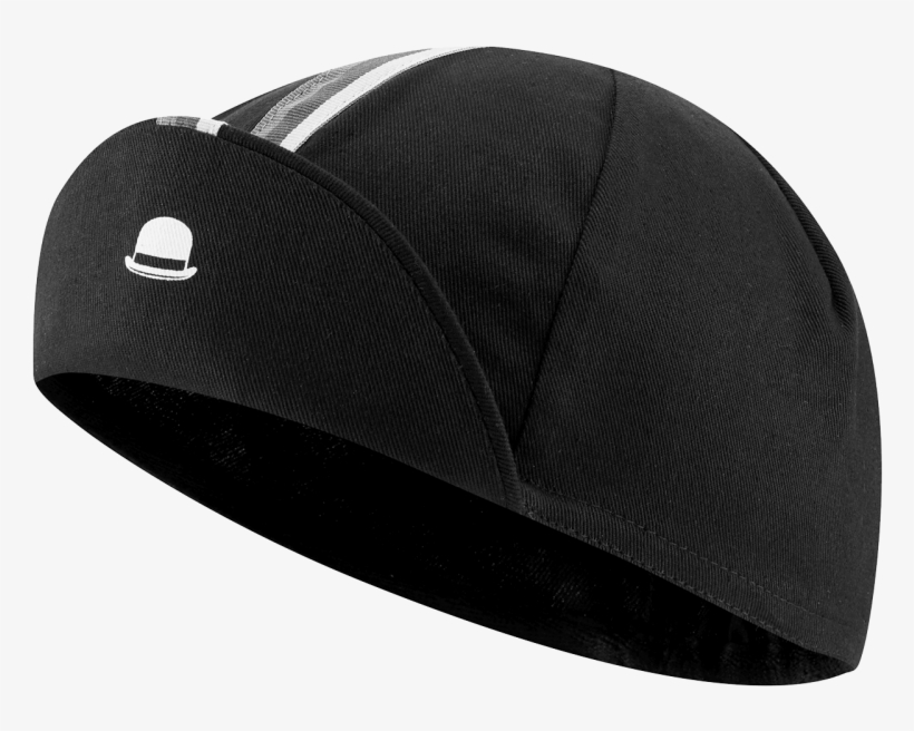 Chapeau Cotton Cap Black Striped - Beanie, transparent png #6238386