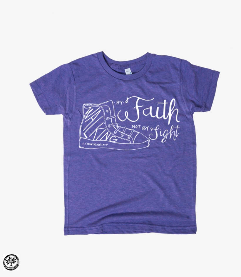 Walking By Faith Kids Tee Orchid, transparent png #6238782