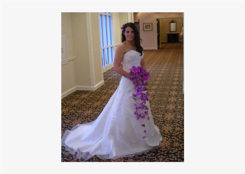Cascading And Floating Purple Orch, transparent png #6238847