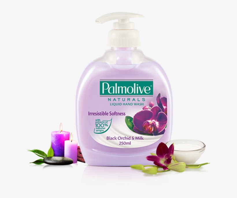 Black Orchid & Milk - Palmolive Orchid Hand Wash, transparent png #6238895