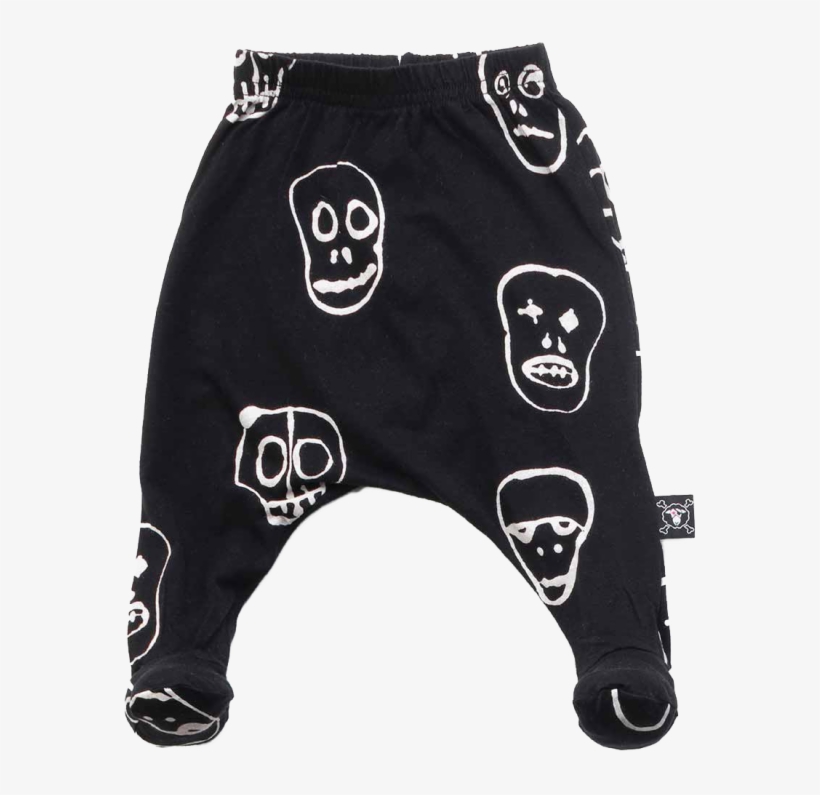 Nununu Skull Mask Footed Baggys - Capsule Wardrobe, transparent png #6239648