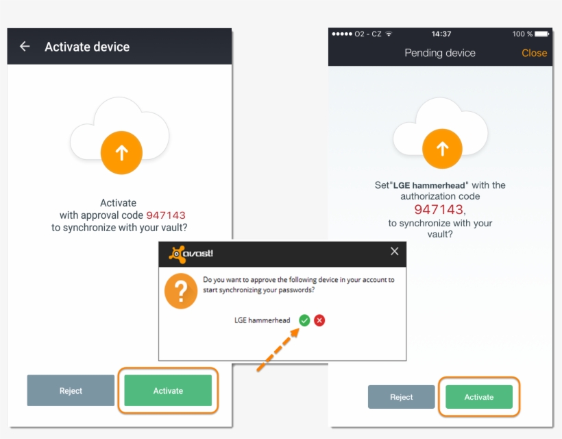 After You Approve This Popup, Your Device Should Start - Apps Data Sync Avast, transparent png #6240927