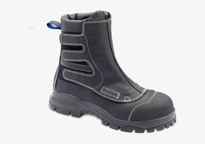 Men's Or Women's Black Flame Retardant Leather And - Blundstone Steel Toe Smelter Boot, transparent png #6240991