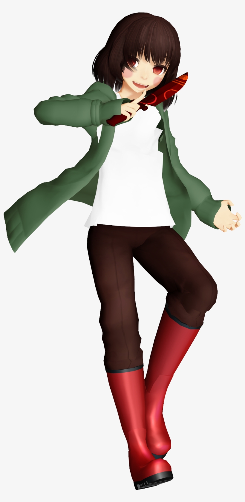 Undertale Au Storyshift Chara By Yviie-daykm0u - Mmd Model Storyshift Chara Dl, transparent png #6241556