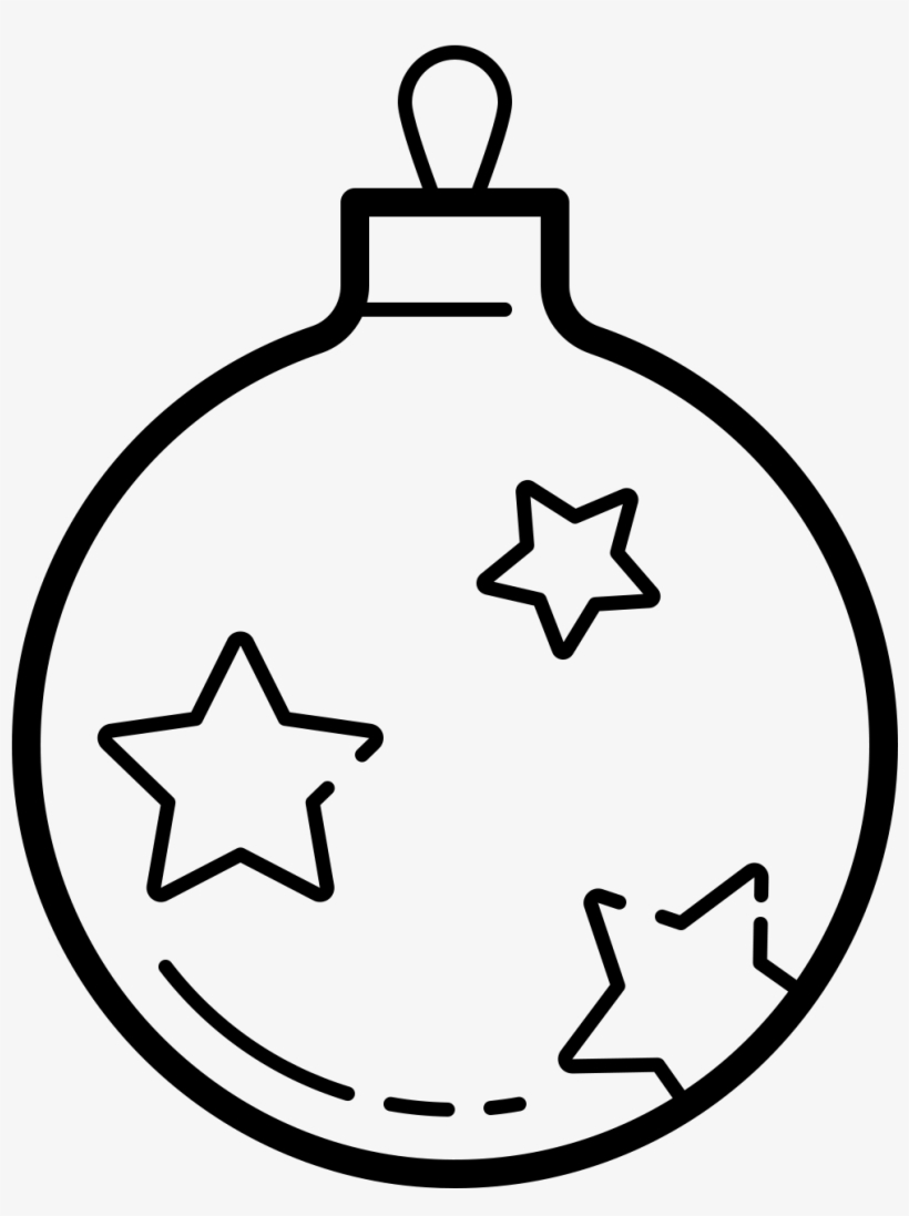 Christmas Ball Icon - Bracelet Coloring Pages, transparent png #6242731