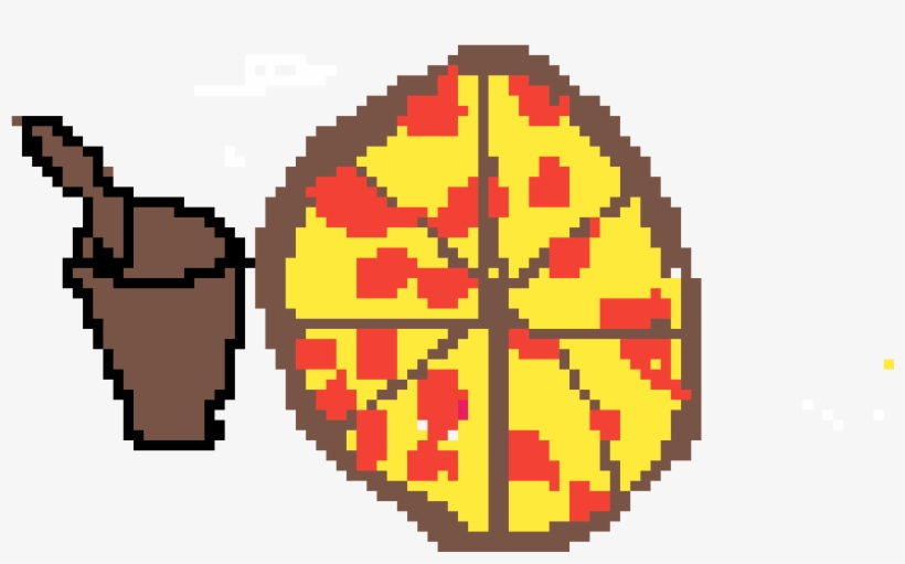The Krusty Krab Pizza - Pixel Faces, transparent png #6242878