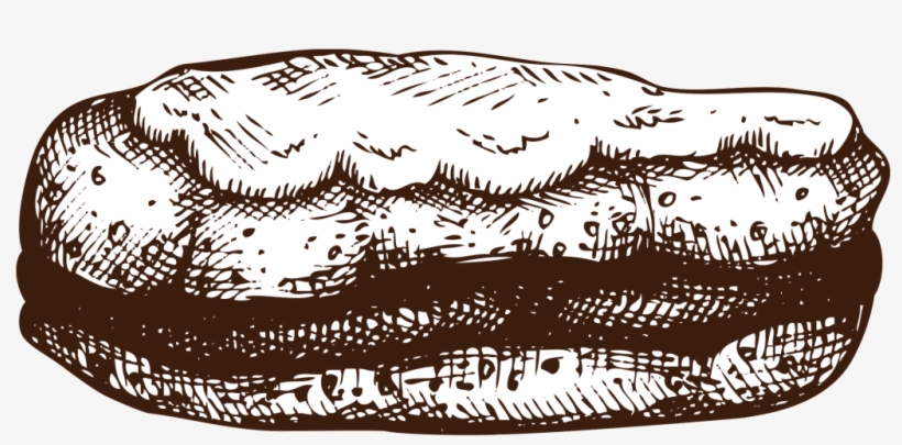 Hand Painted Hot Dog Transparent - Portable Network Graphics, transparent png #6242879