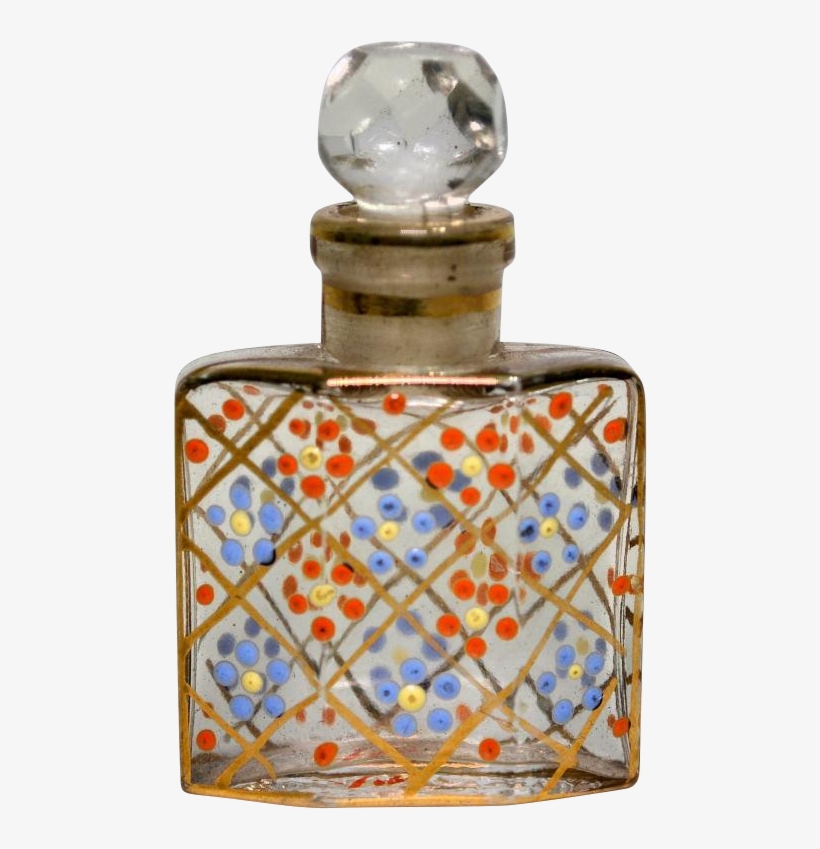 Enameled Czechoslovakia Perfume Bottle - Perfume, transparent png #6243433