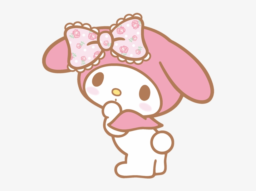 My Melody And Cinnamoroll Download - Cute Sticker My Melody, transparent png #6244122