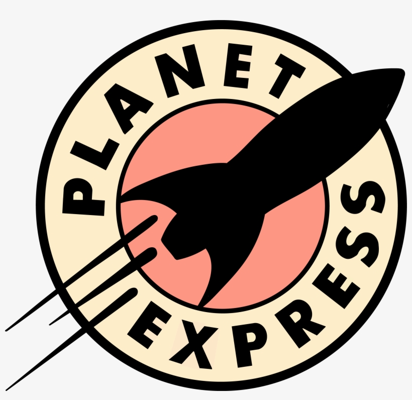 Futurama Drawing - Futurama Planet Express Logo, transparent png #6244534