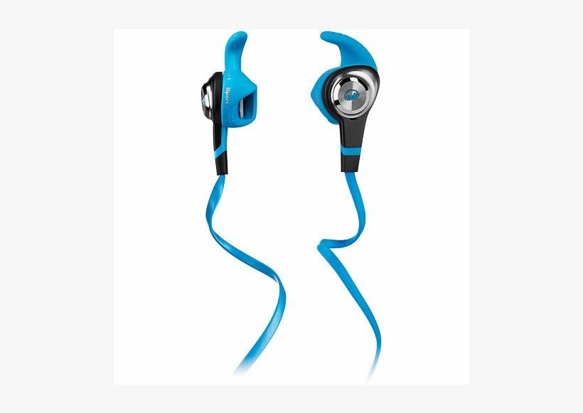 Auction - Monster Isport Strive Earbud Headphones - Blue, transparent png #6244537