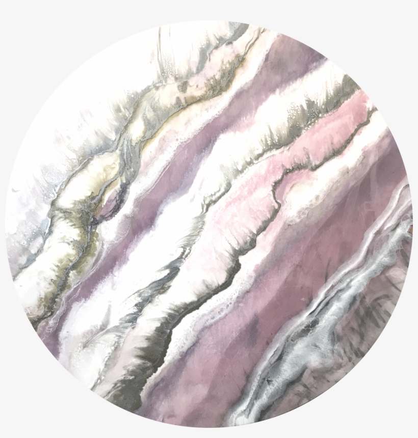 Antuanelle- Abstract Ocean Paintings Buy Online From - Abstract Round Artwork, transparent png #6244815