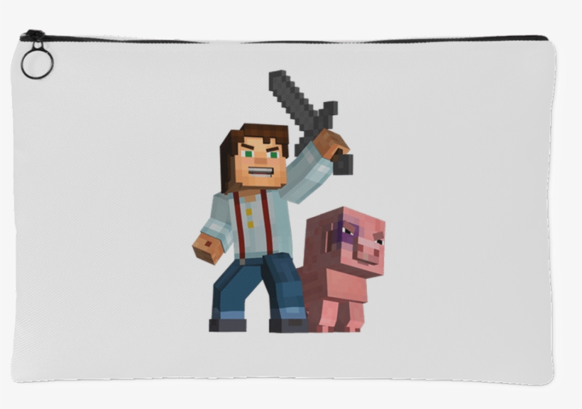 Minecraft Accessory Pouch - Minecraft Story Mode Png, transparent png #6244921