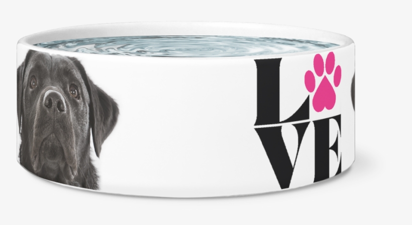 Load Image Into Gallery Viewer, Large Dog Bowl, Love - Dog, transparent png #6245825