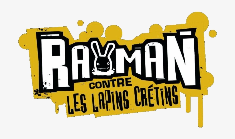 Rayman Contre Les Lapins Crétins Logo - Rayman Raving Rabbids Logo, transparent png #6246890