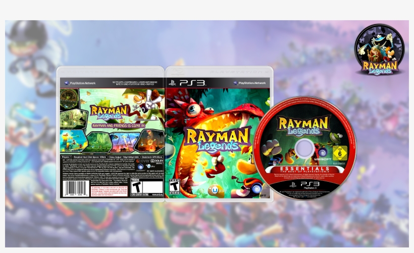 Rayman Legends Usa/europe Ps3 Download - Rayman Legends Essentials (ps3), transparent png #6247276