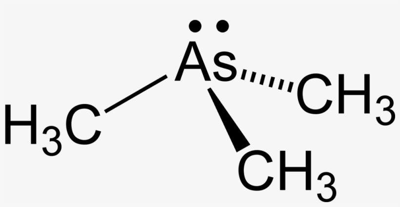 File - Trimethylarsine-2d, transparent png #6247473