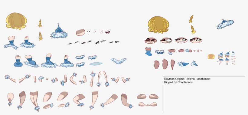 Click For Full Sized Image Helena Handbasket - Rayman Origins Helena Handbasket, transparent png #6247549