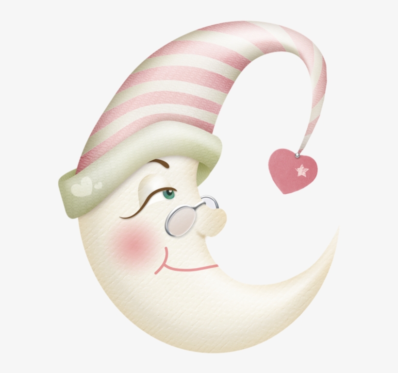 Good Night Clipart Moon - Pink Moon Clipart, transparent png #6247861