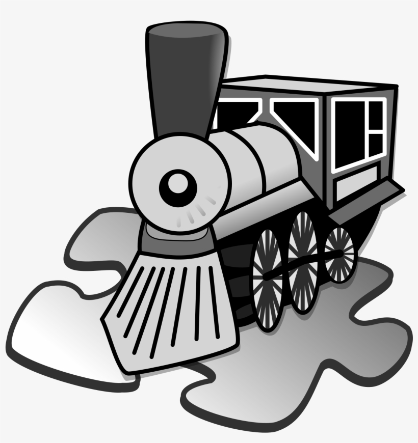 Open - Train Clip Art, transparent png #6247930