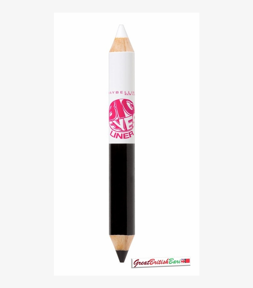 Maybelline Big Eyes Eyeliner White/black One Size, transparent png #6248426